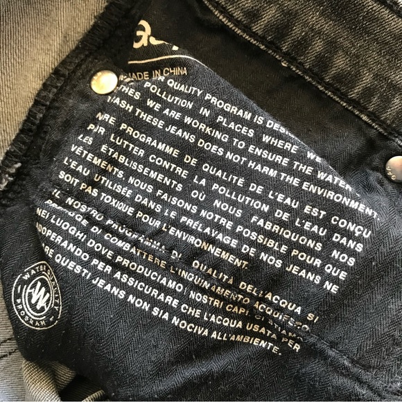 Gap Authentic Straight Leg Black Jeans 27 - Picture 8 of 10